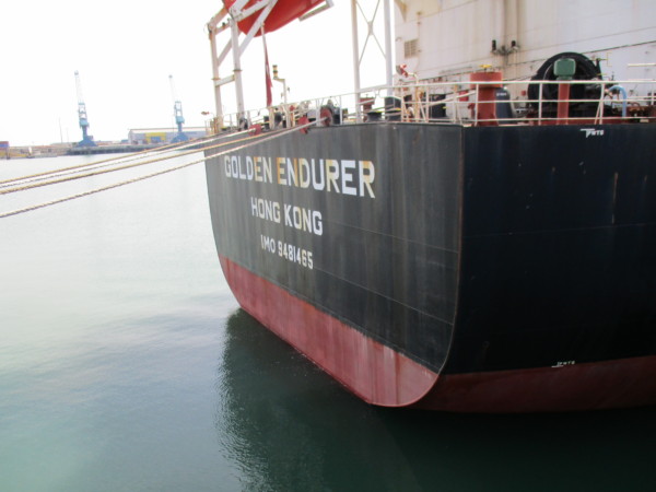 Image 2 du projet Audit interne ISM/ISPS d’un vraquier de 80 000DWT – MV Golden Endurer – IMO 9481465